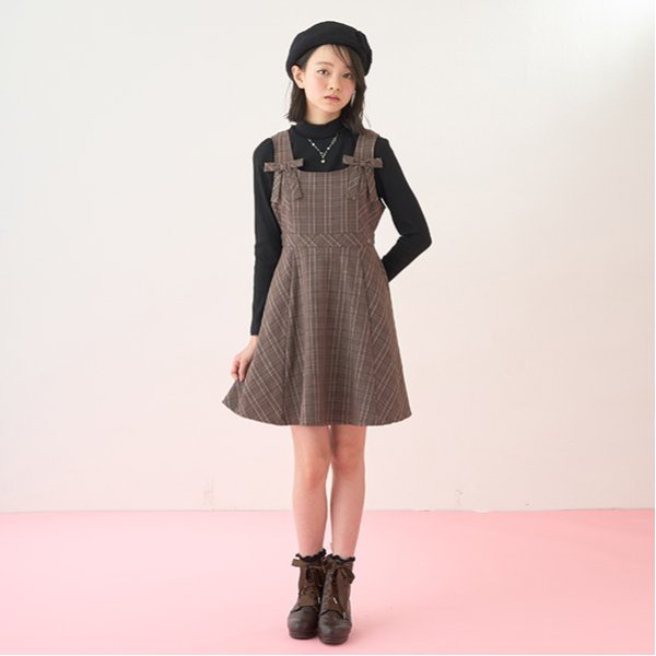 ツインリボンジャンパースカート