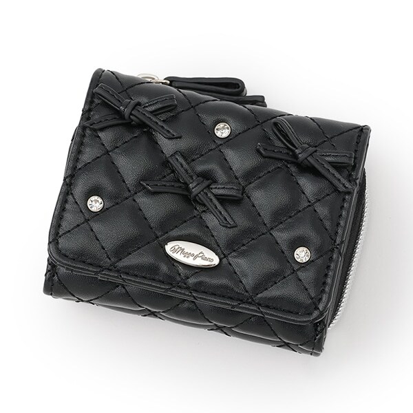 リボン×きらきらラインストーンウォレット