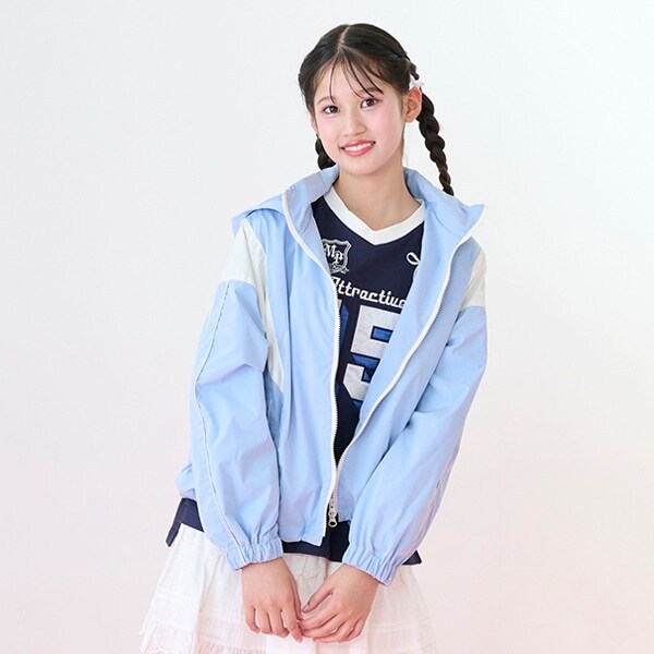 【撥水】切り替えトラックジャケット