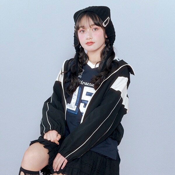 【撥水】切り替えトラックジャケット