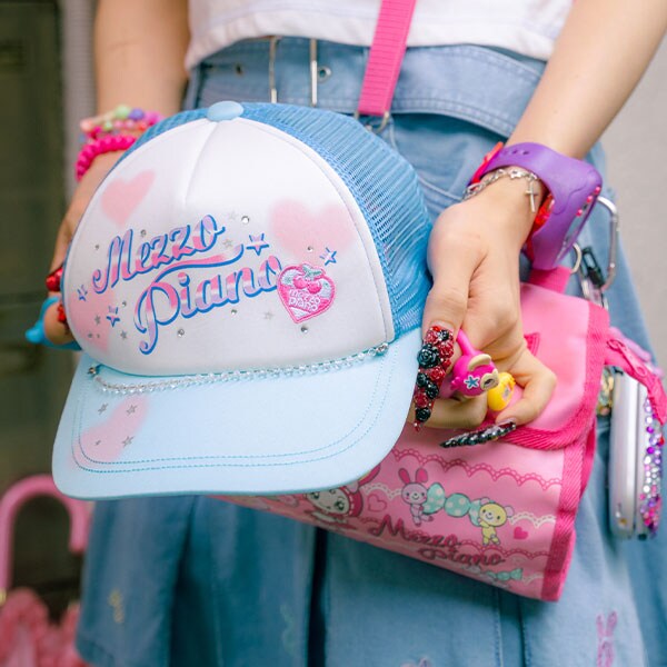 復刻♪ チャーム付きロゴキャップ【冷感】