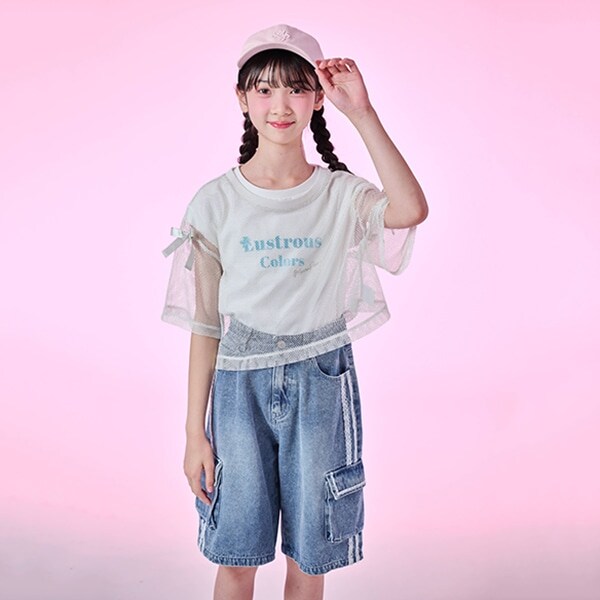 レースラインハーフパンツ