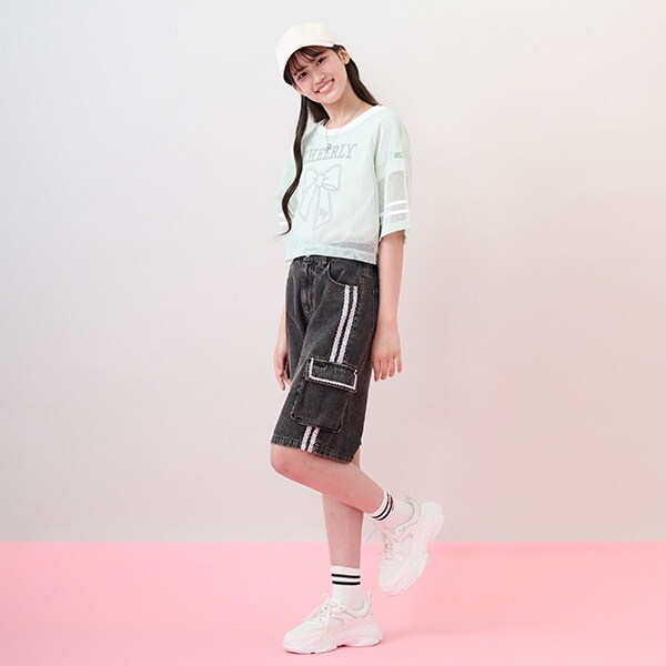 レースラインハーフパンツ