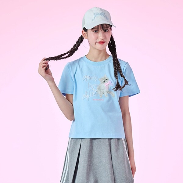 【接触冷感】Lonely Kitten Tシャツ