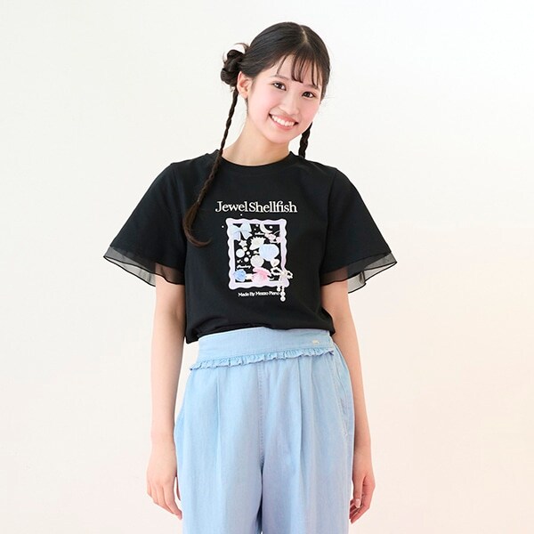 【ニコ☆プチ掲載】【接触冷感】Jewel Shellfish Tシャツ