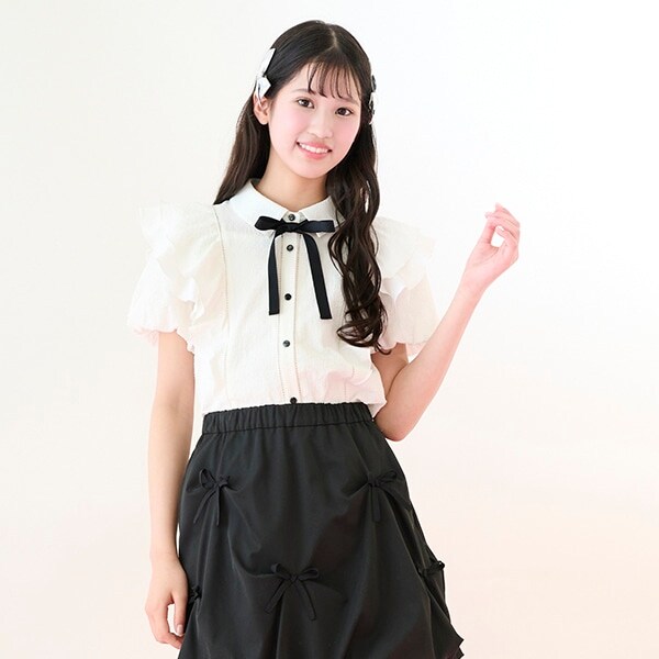 【ニコ☆プチ掲載】Wフリルブラウス