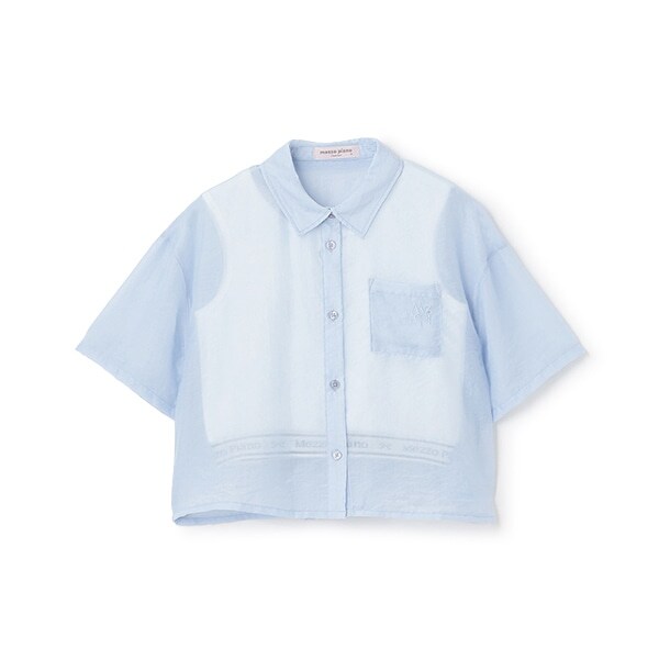 シアーシャツ＆リブタンクトップセット