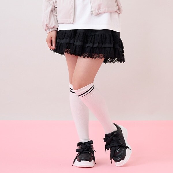 レースティアードスカート