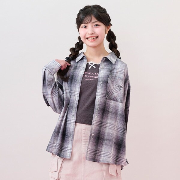 シャツ＆レースつきTシャツセット