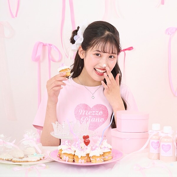 25th anniversary 【冷感】キラキラハートロゴTシャツ