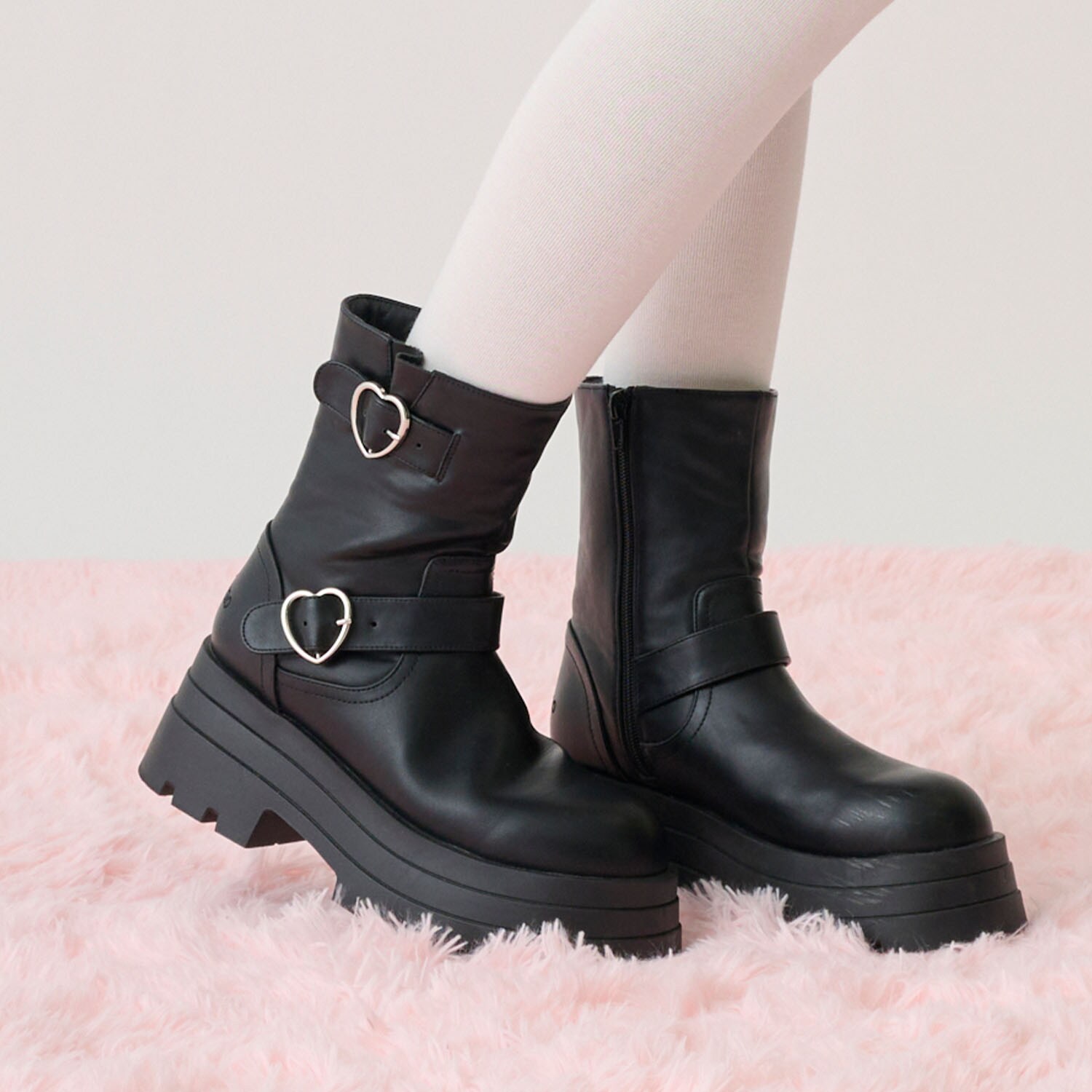 ハートバックルエンジニアブーツ