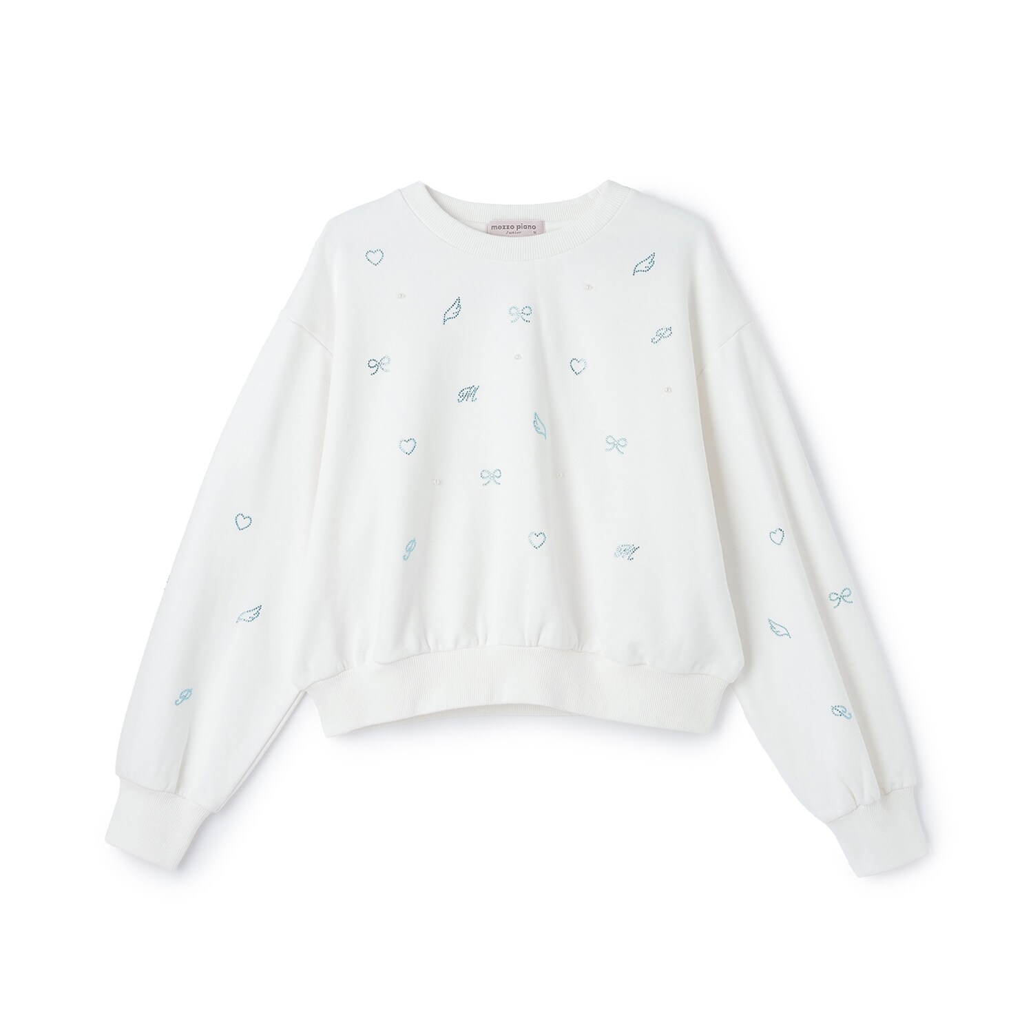 キラキラモチーフトレーナー