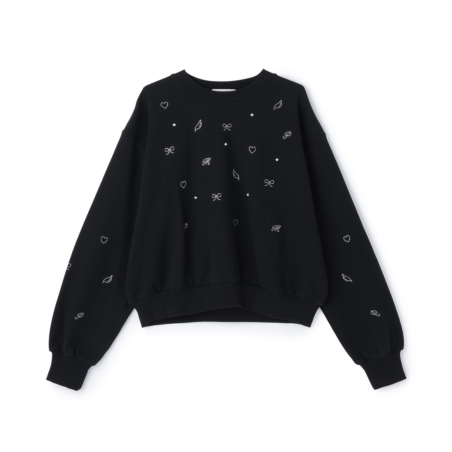 キラキラモチーフトレーナー