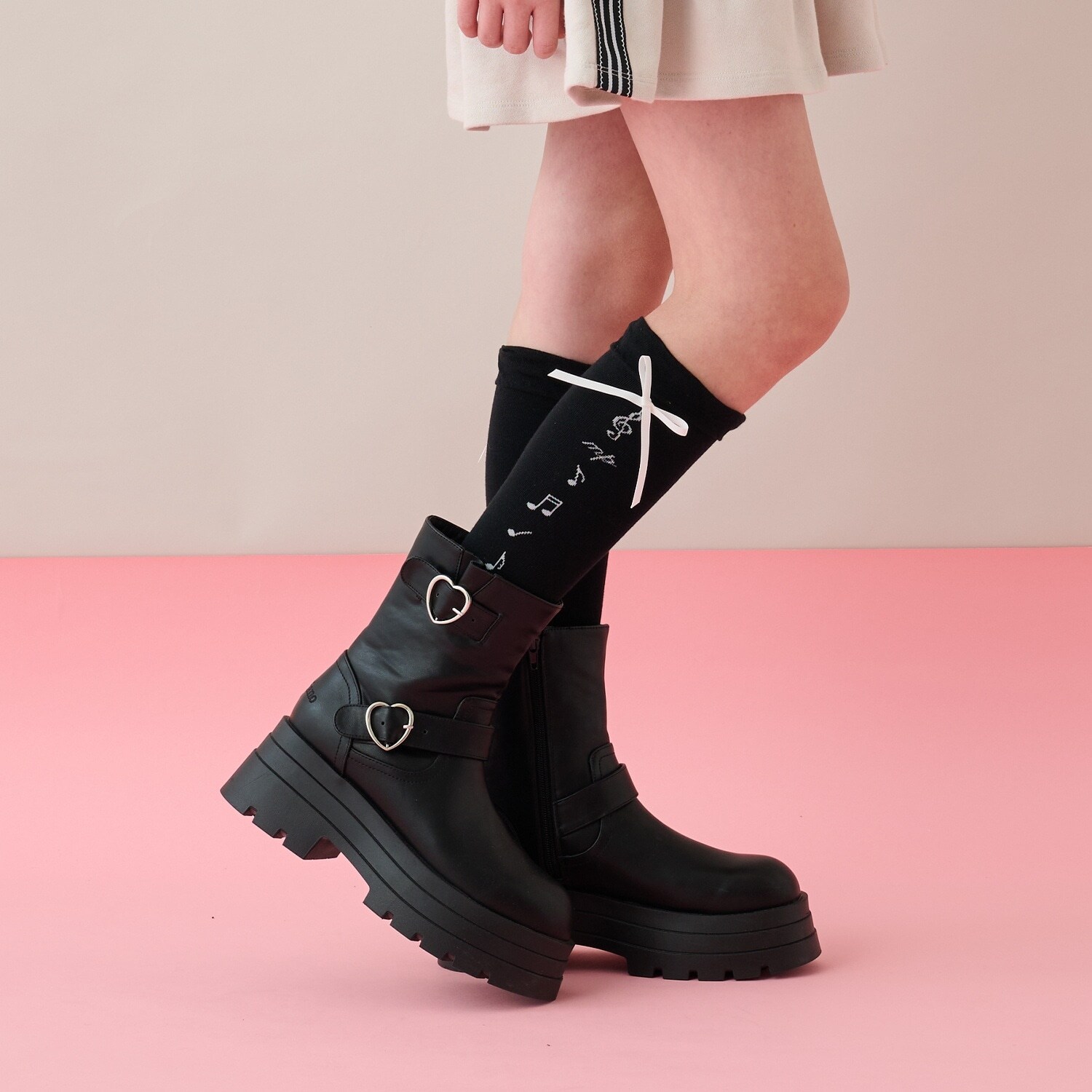 音符＆リボンハイソックス♪