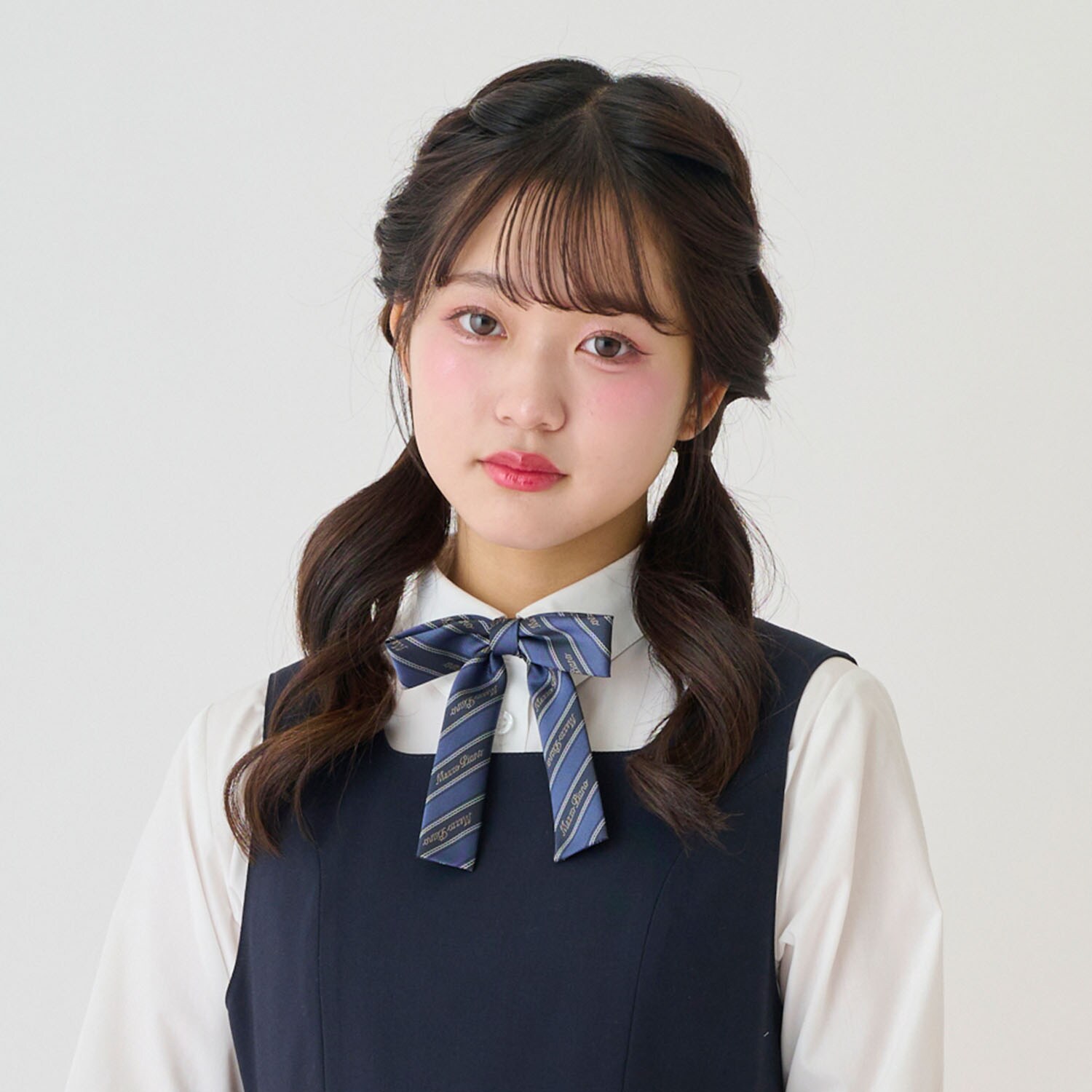 レジメンタル柄リボンタイ