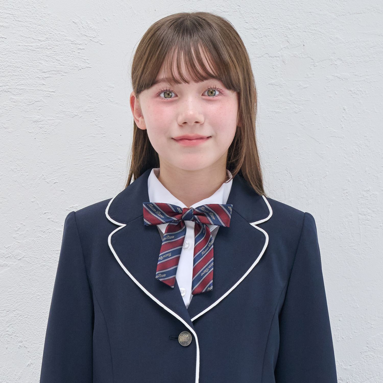 レジメンタル柄リボンタイ