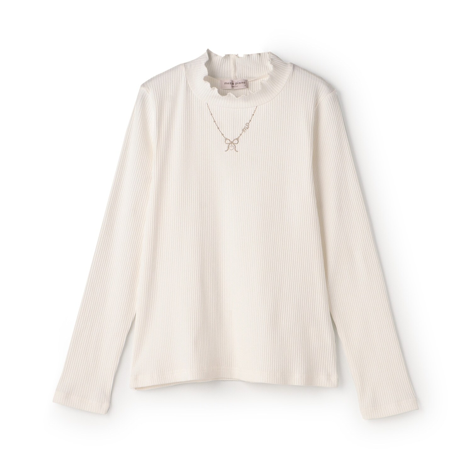 プチハイネック長袖Tシャツ