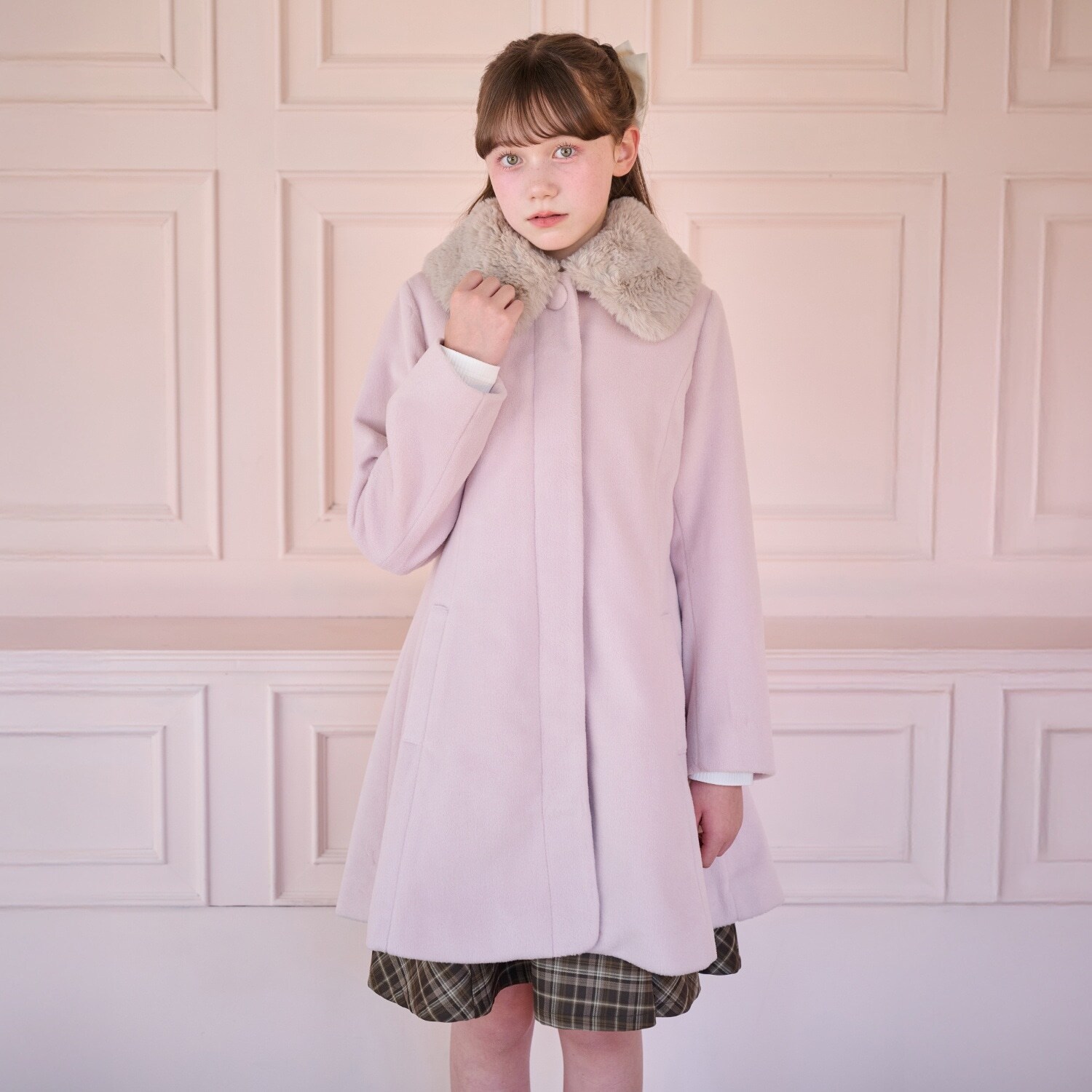 ティペットつきコート