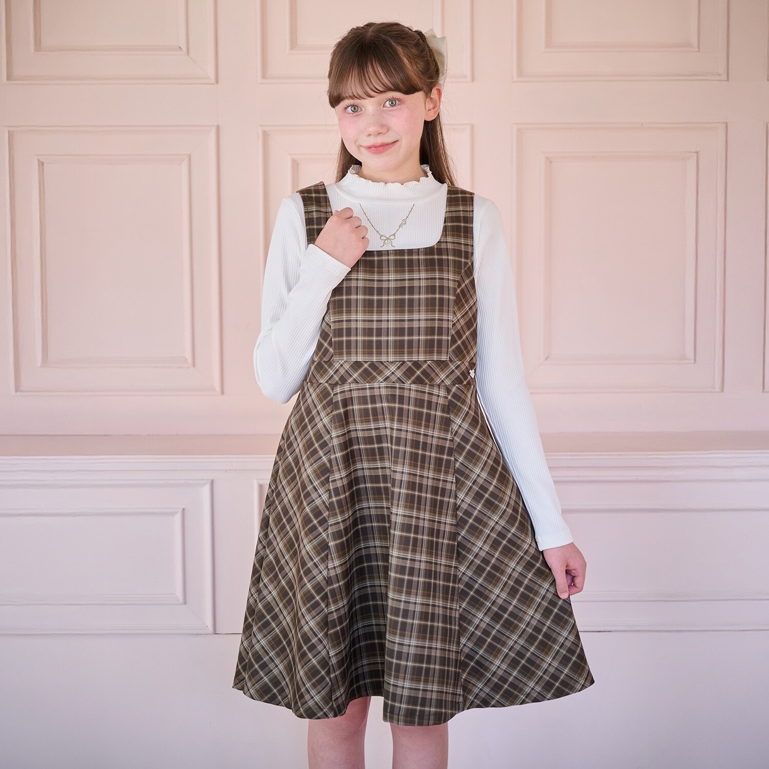 フレアージャンパースカート