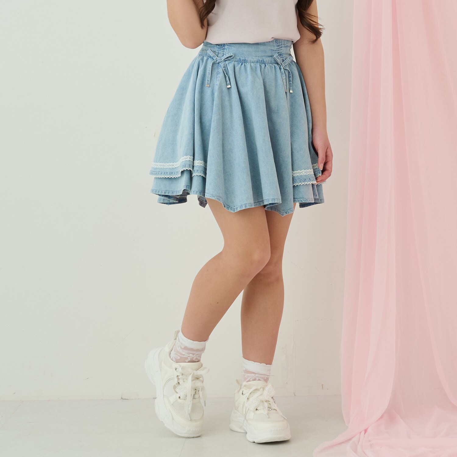 アソート素材イレギュラーヘムスカパン