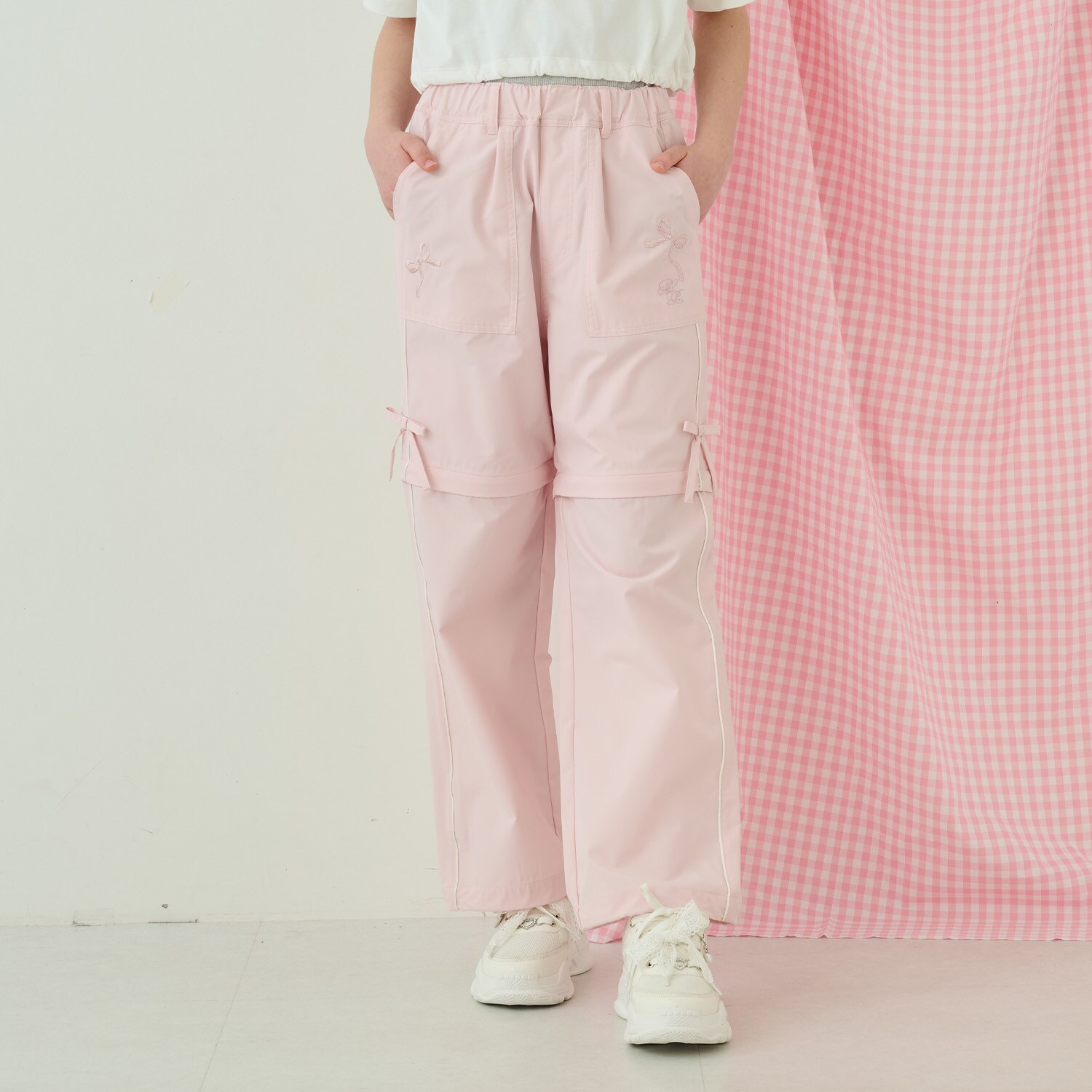 【吸水速乾】アソート柄２WAYパラシュートパンツ