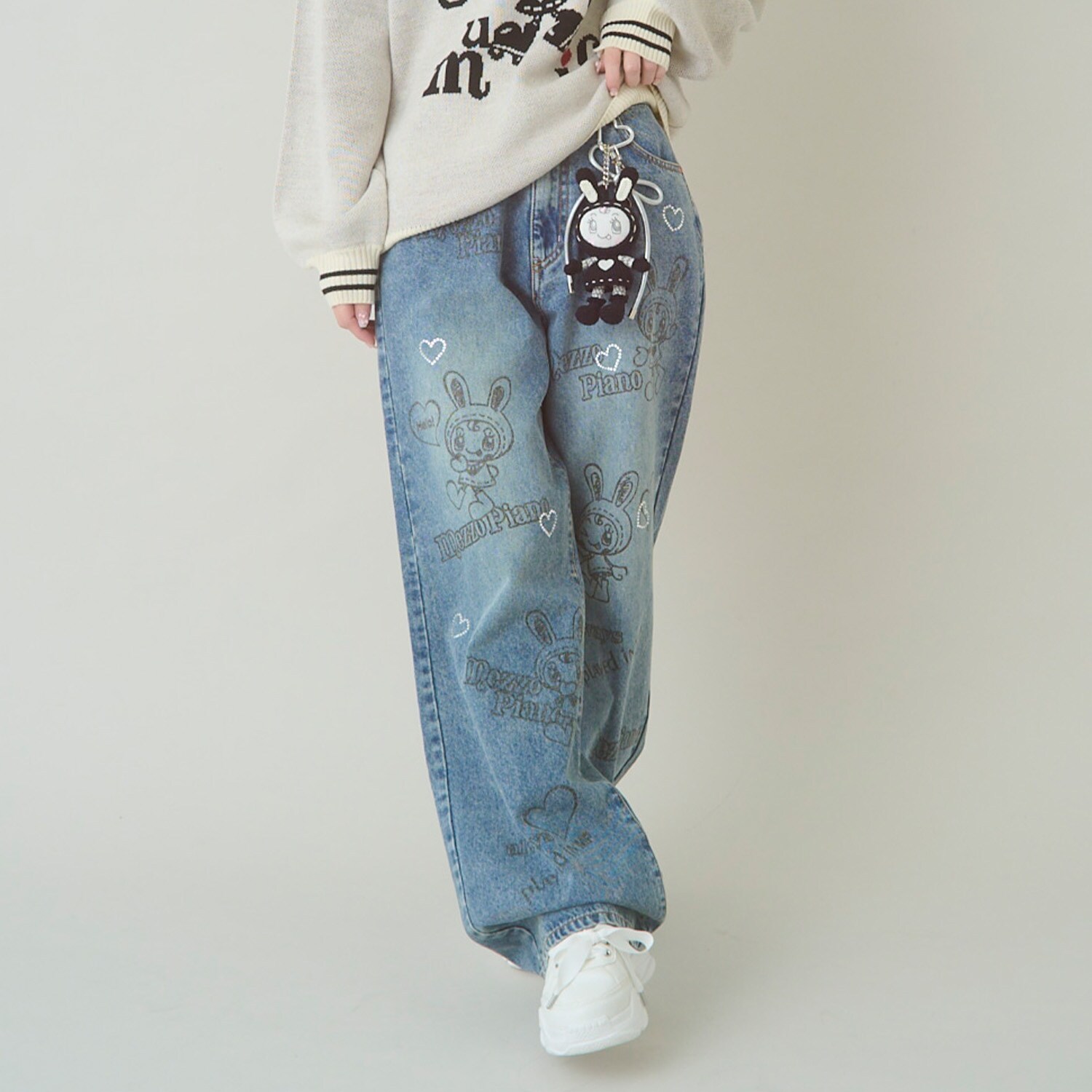 【WEB限定】復刻ART♪ベリエちゃんキラキラデニムパンツ