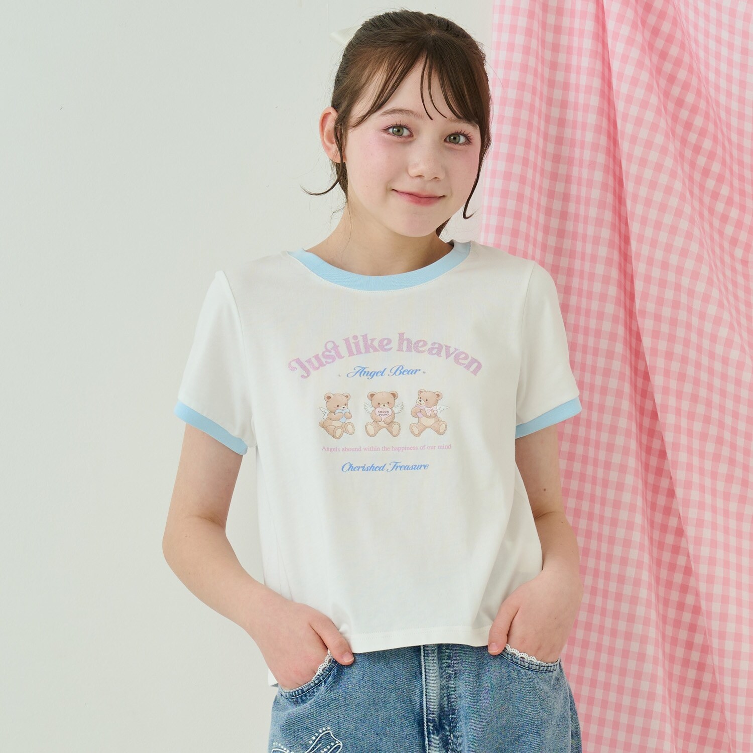 【接触冷感】エンジェルベアリンガーTシャツ