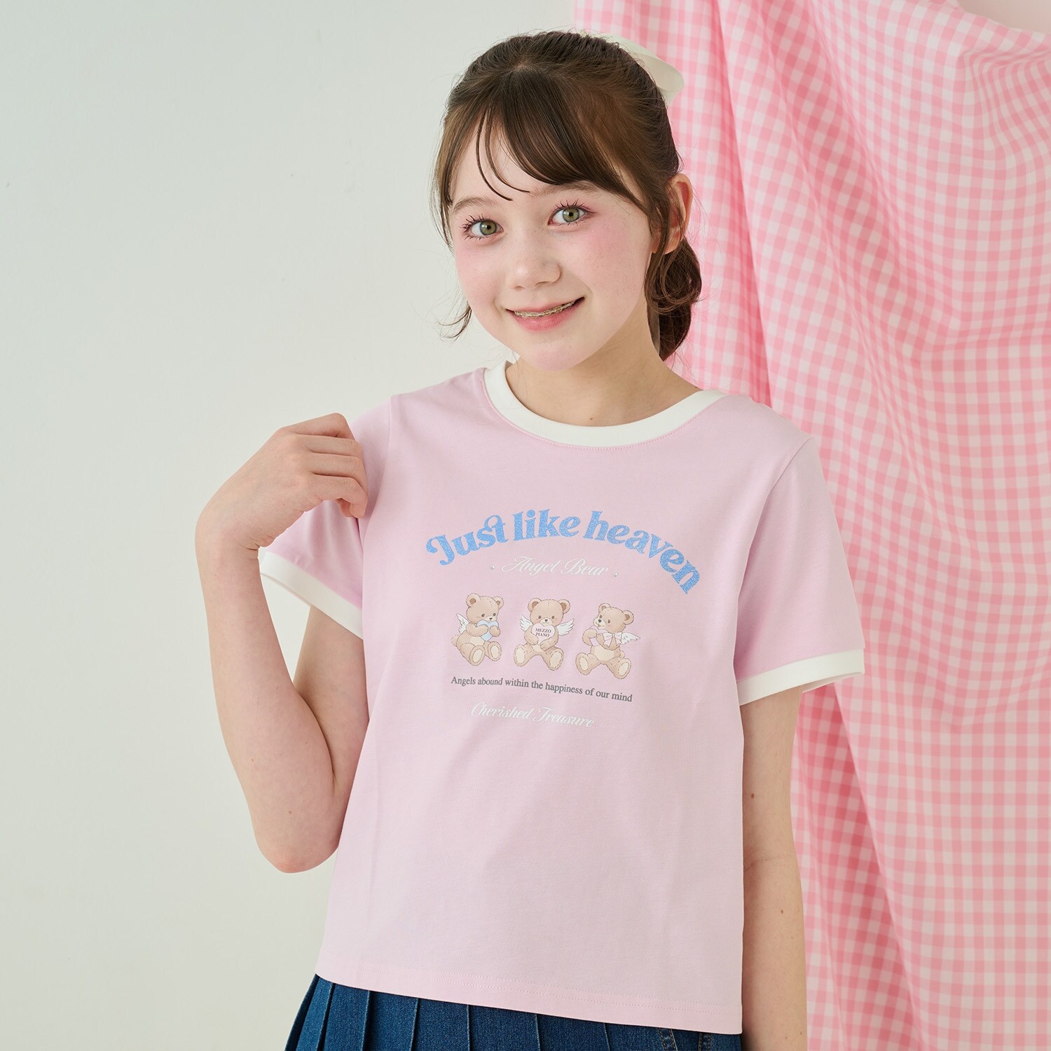 【接触冷感】エンジェルベアリンガーTシャツ