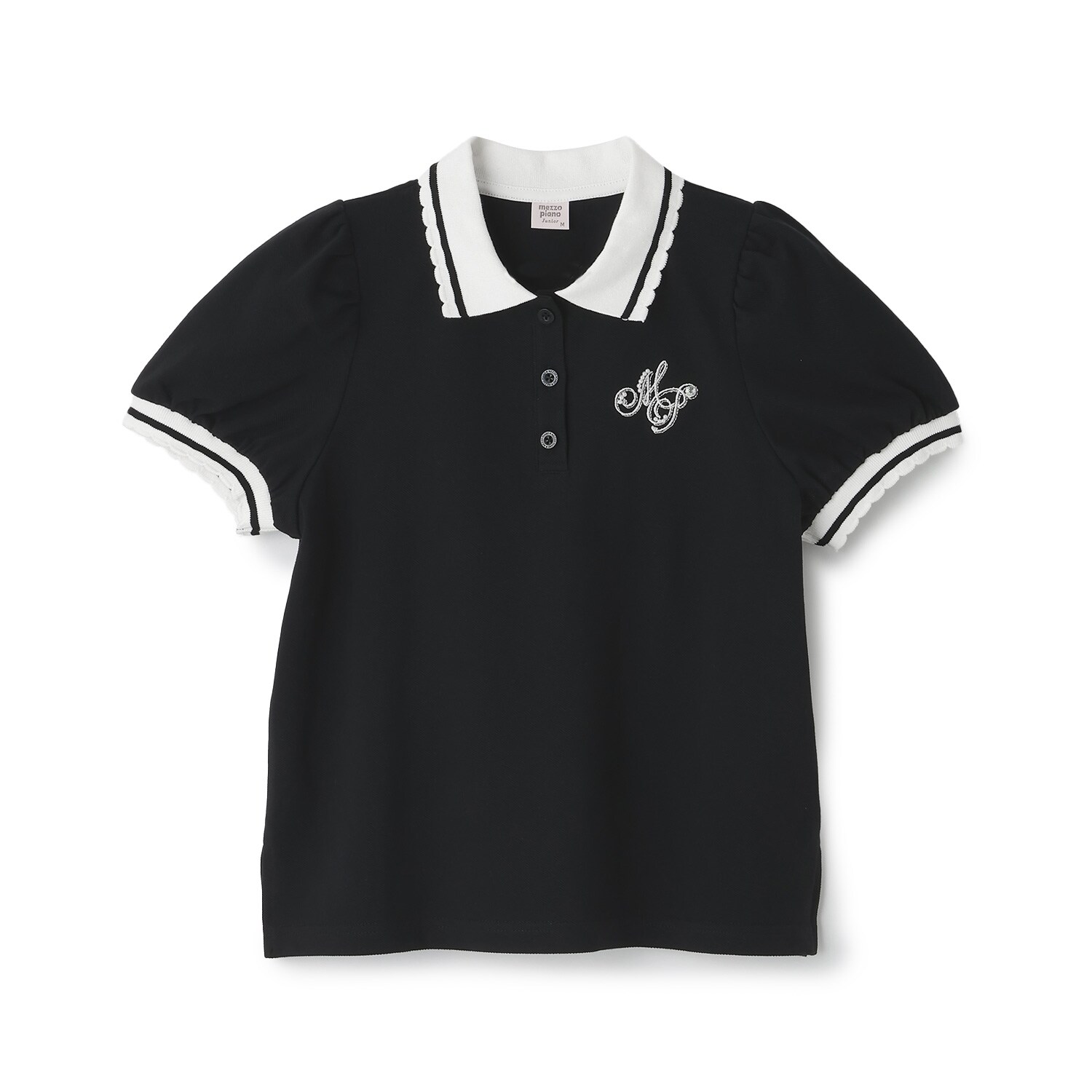 【吸水速乾・接触冷感】袖パフポロシャツ