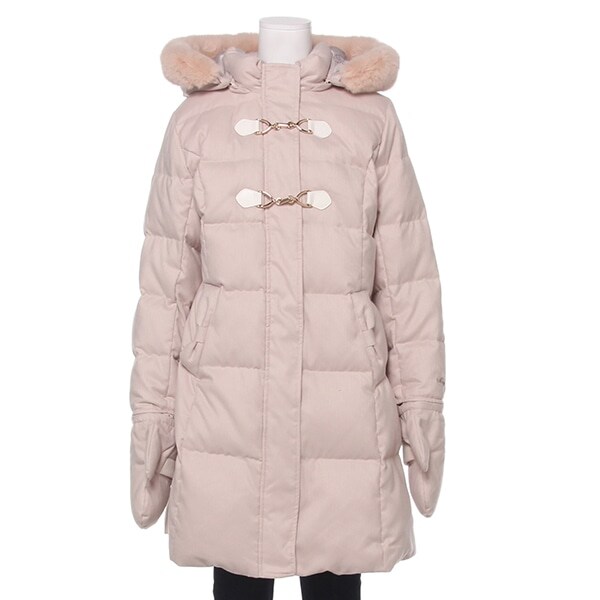 手袋つきダッフルダウンロングコート