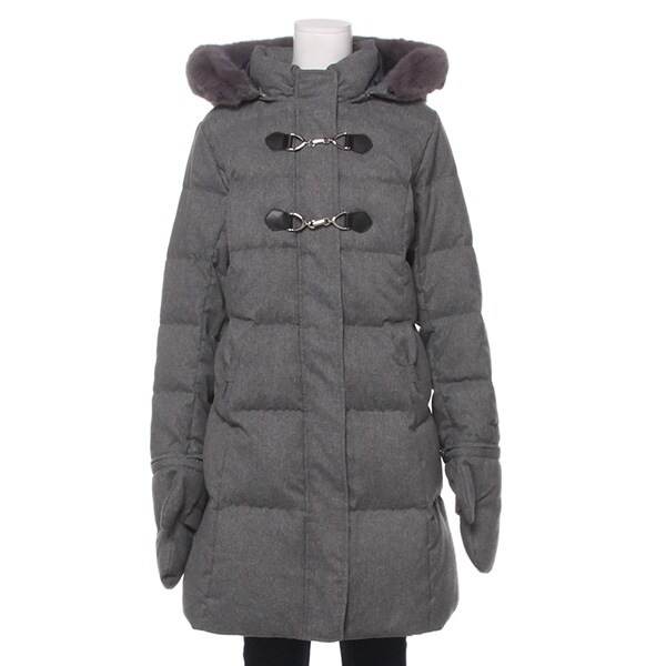 手袋つきダッフルダウンロングコート