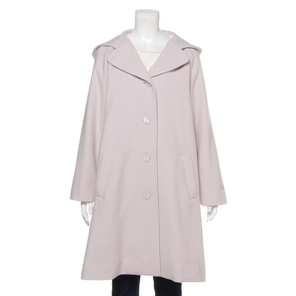 フードつきビッグカラーロングコート