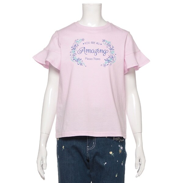 フレアスリーブTシャツ