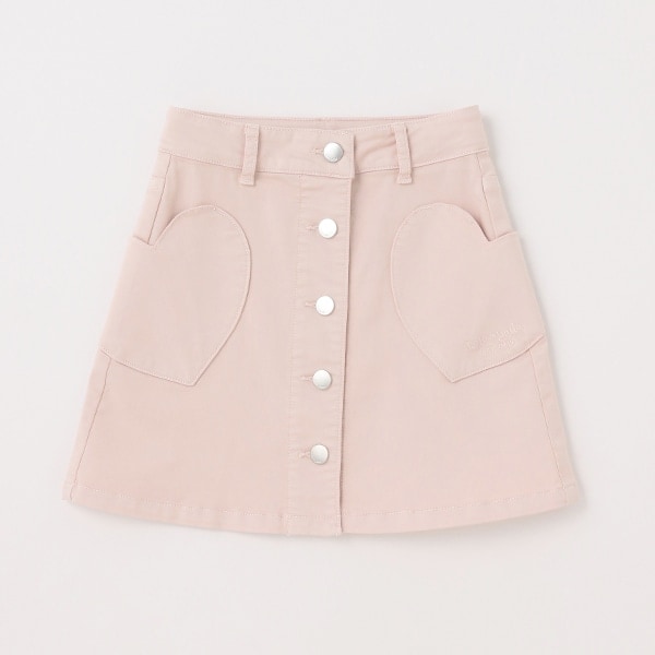【人気商品再入荷】【直営店で取り扱い無し】トドラー ハートポケットデニムスカート