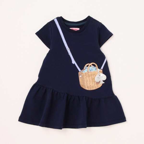 【人気商品再入荷】【直営店で取り扱い無し】トドラー トロンプルイユウィッカーサミーワンピース