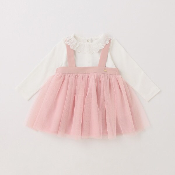 【人気商品再入荷】【直営店で取り扱い無し】長袖Tシャツ&チュールスカートセット