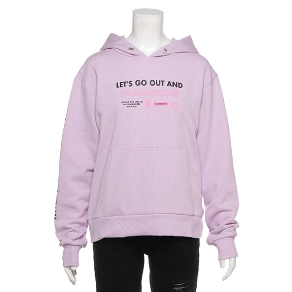 裏毛 ロゴプリントパーカー