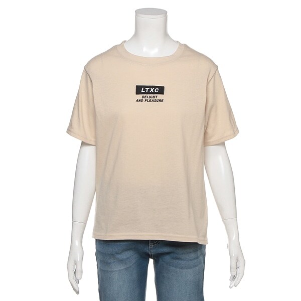 吸水速乾 ボックスロゴバックプリントTシャツ