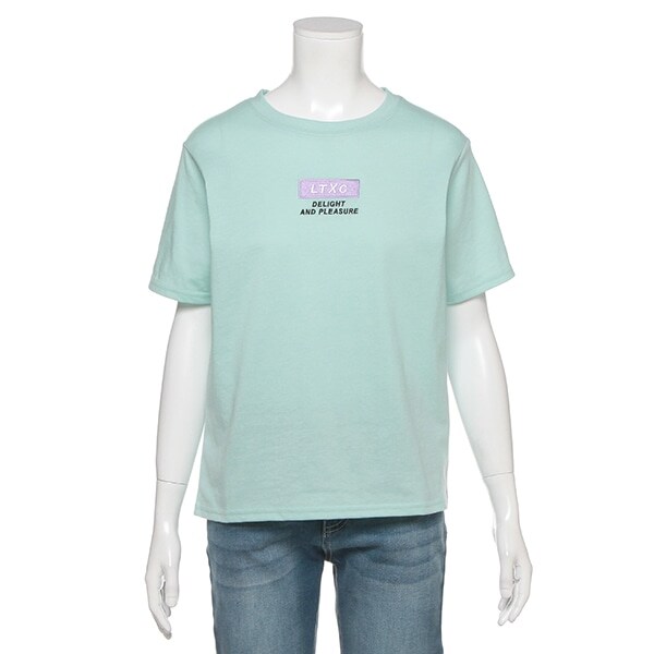 吸水速乾 ボックスロゴバックプリントTシャツ