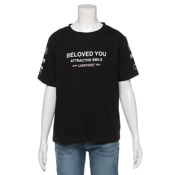 袖アイコンロゴTシャツ