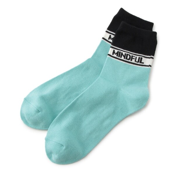 ラインロゴクルーソックス