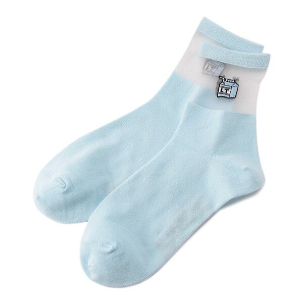 モチーフシースルーソックス