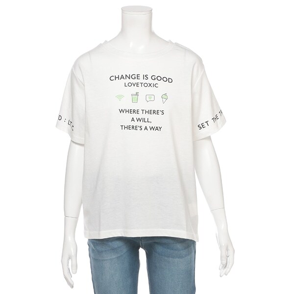 吸水速乾 ロゴプリントTシャツ