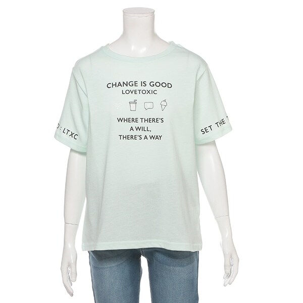 吸水速乾 ロゴプリントTシャツ