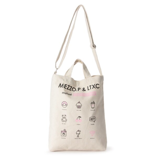 【メゾピアノジュニアコラボ】 ロゴトートバッグ