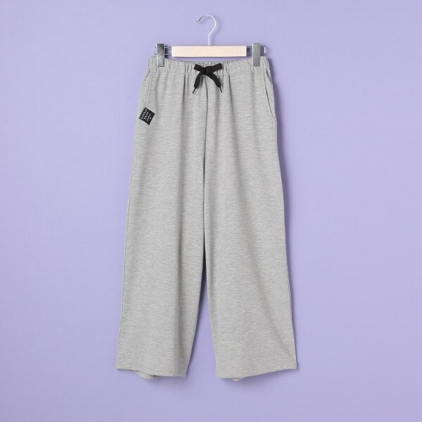 ミニ裏毛 イージーワイドパンツ