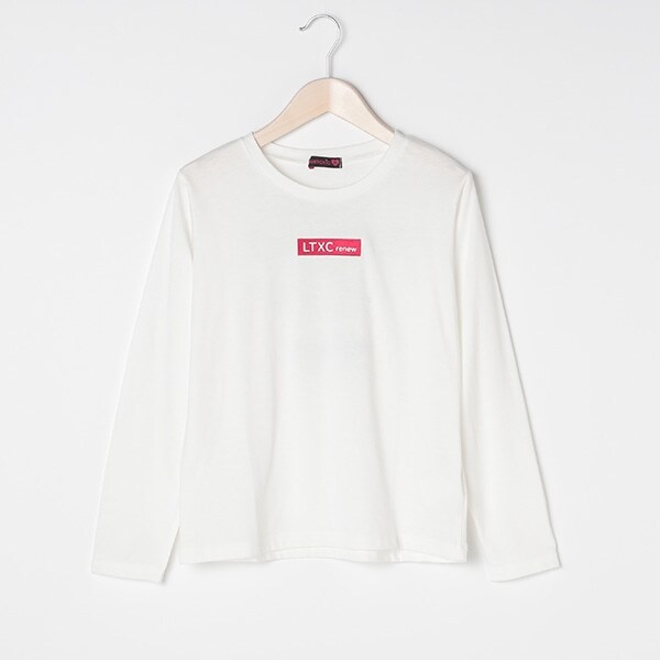 ボックスロゴ刺しゅうTシャツ