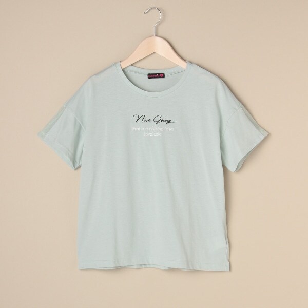 バックビッグロゴTシャツ