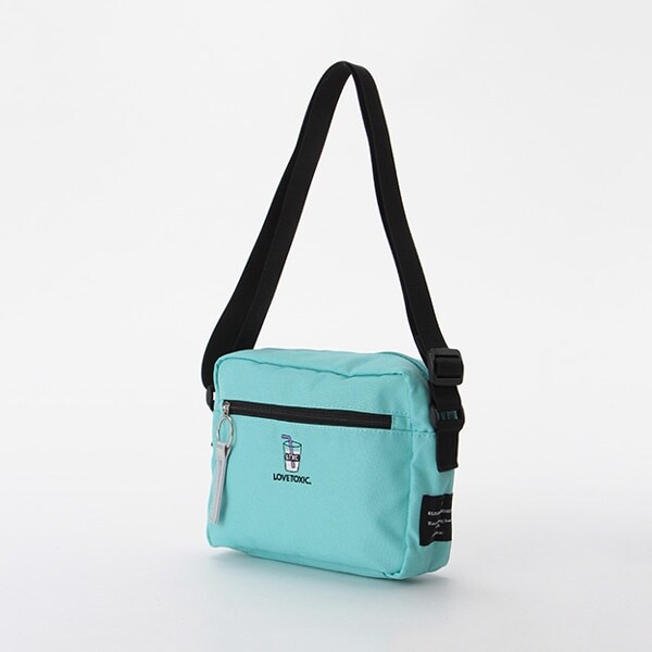 ワンポイント刺しゅうショルダーバッグ