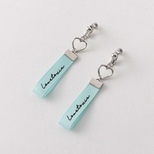 ガーリーロゴテープイヤリング